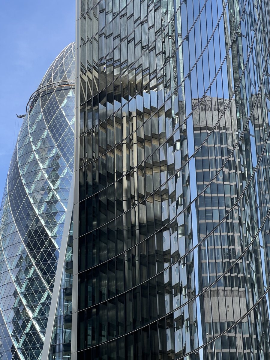 Moderne Glasarchitektur in London